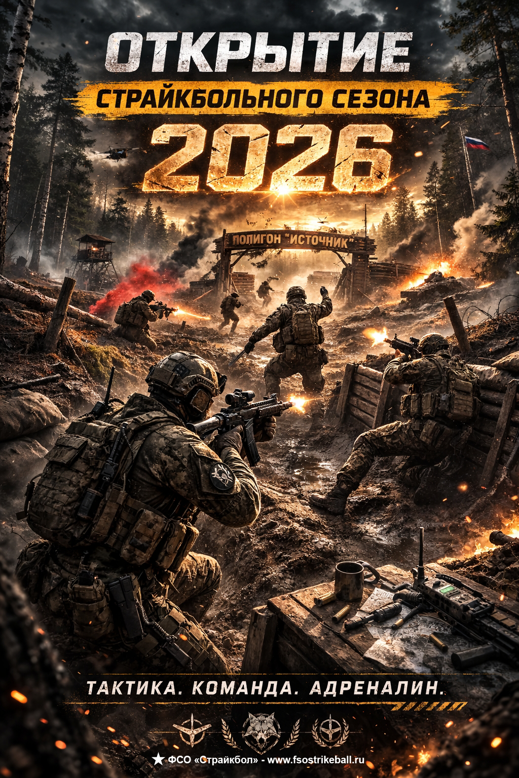 Страйкбольная игра Открытие сезона КМВ