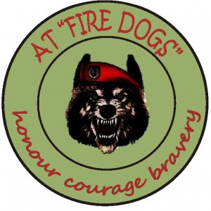 AT "FIRE DOGS"