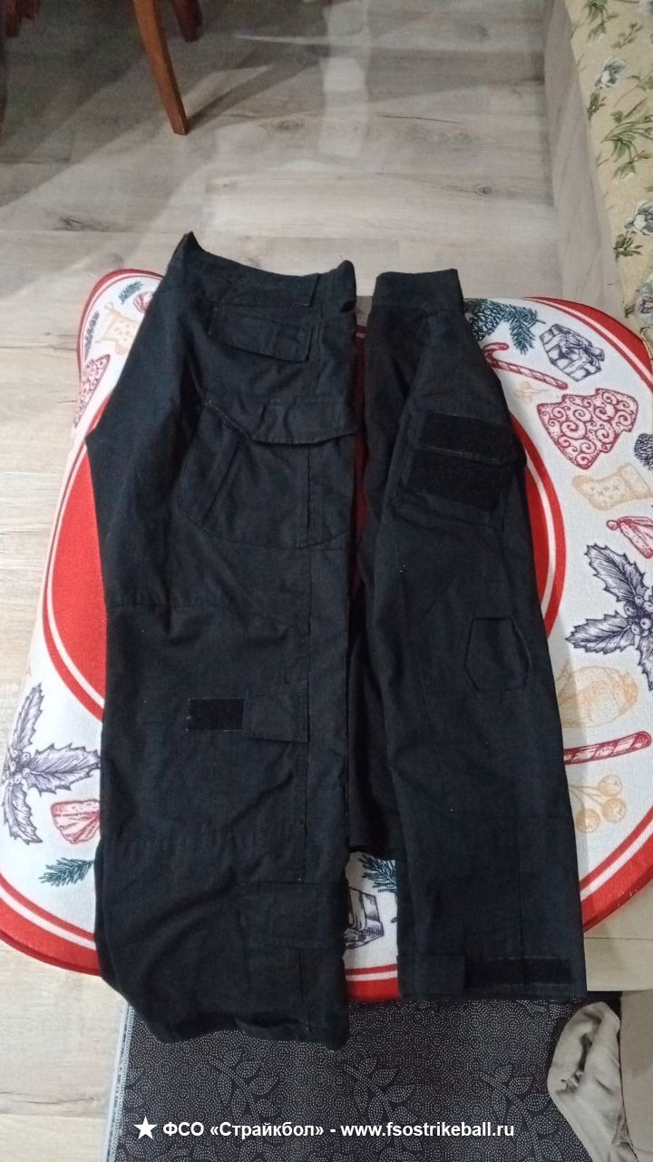 Тактический костюм черный