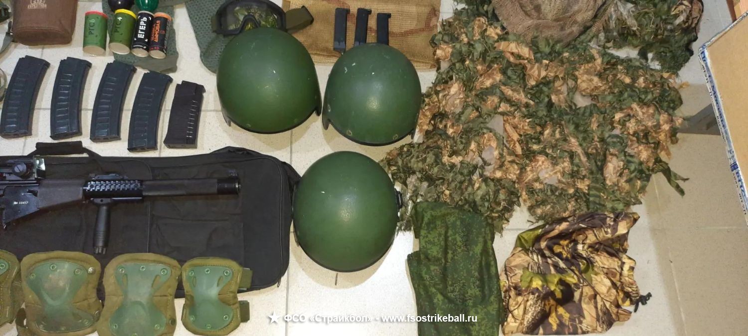 Страйкбольный комплект «под ключ» (АС ВАЛ от НПО АЕГ, АК-74М, снаряжение)