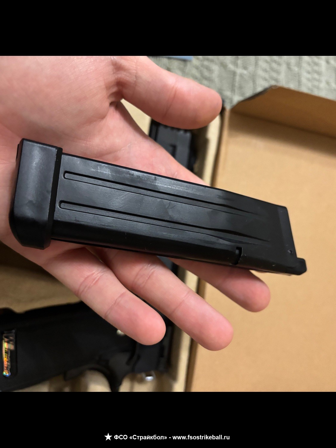 СТРАЙКБОЛЬНЫЙ ПИСТОЛЕТ WE HI-CAPA 5.2R (COLT 1911) GREEN GAS (BLOW BACK)