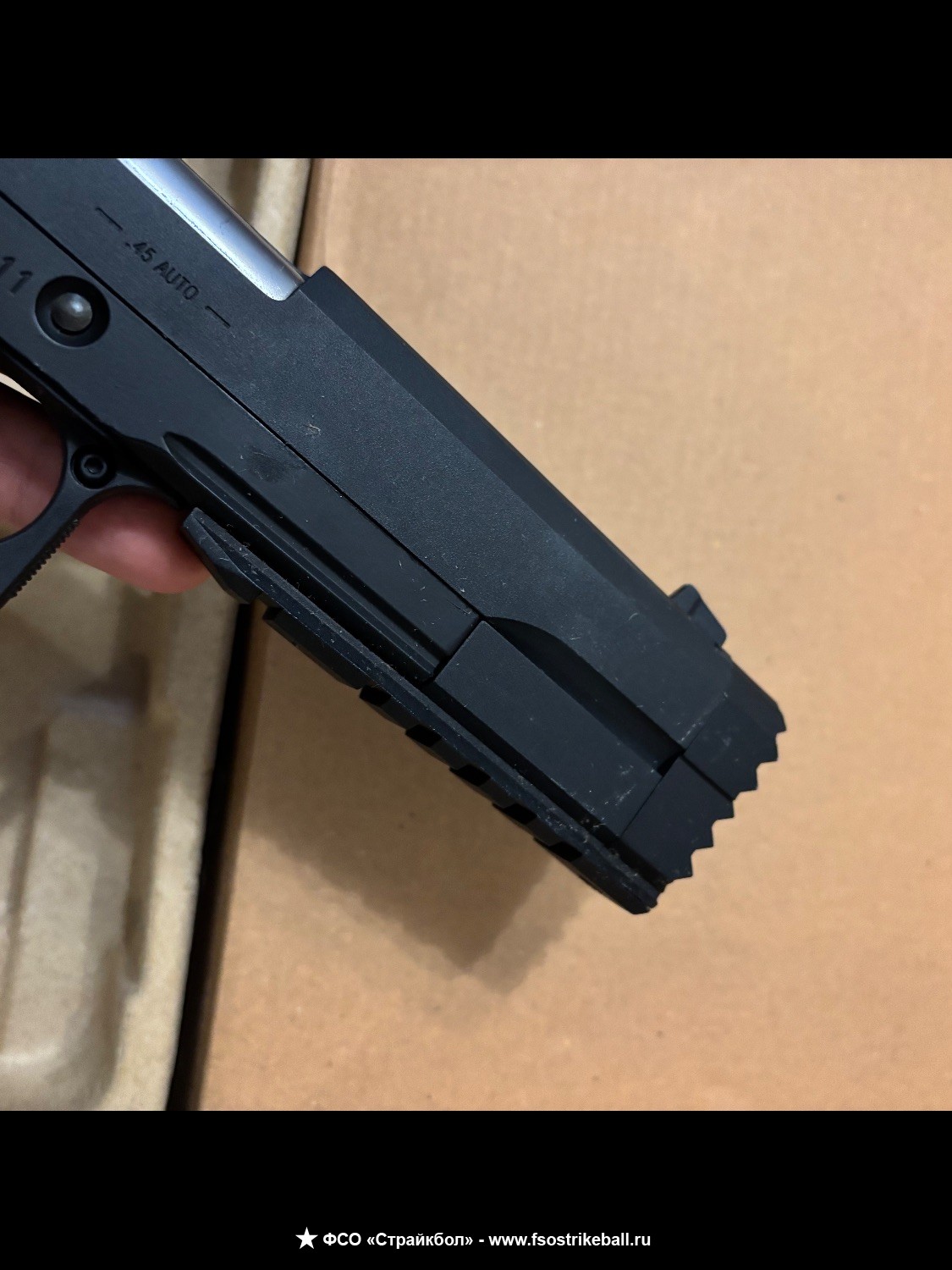 СТРАЙКБОЛЬНЫЙ ПИСТОЛЕТ WE HI-CAPA 5.2R (COLT 1911) GREEN GAS (BLOW BACK)