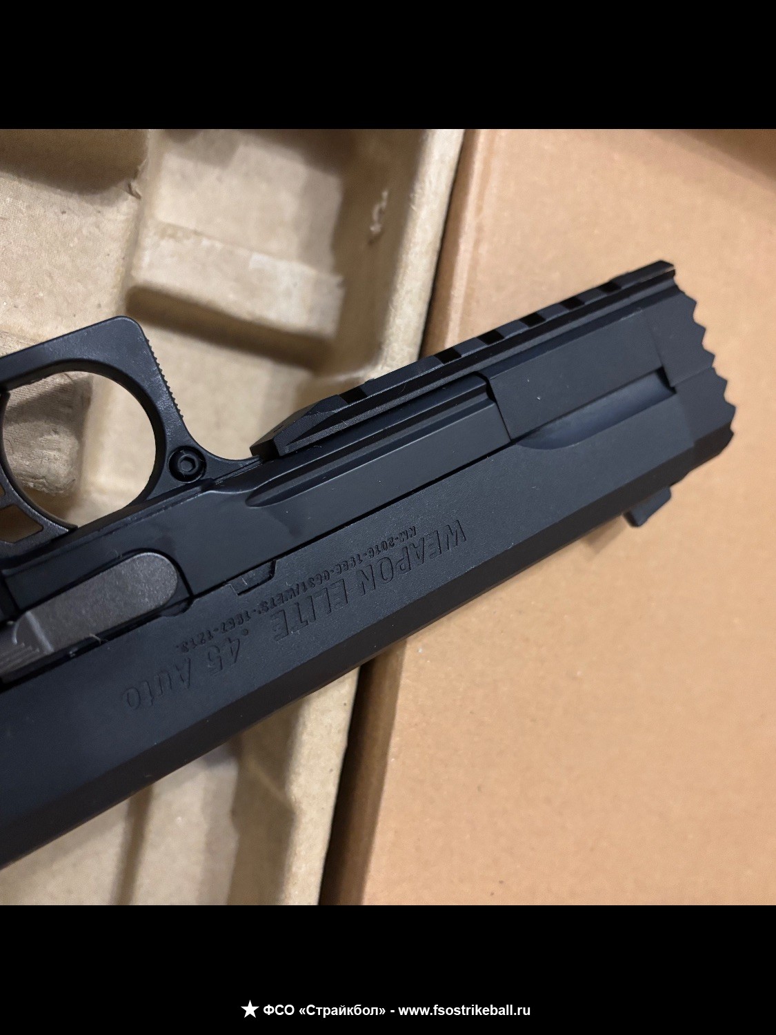 СТРАЙКБОЛЬНЫЙ ПИСТОЛЕТ WE HI-CAPA 5.2R (COLT 1911) GREEN GAS (BLOW BACK)