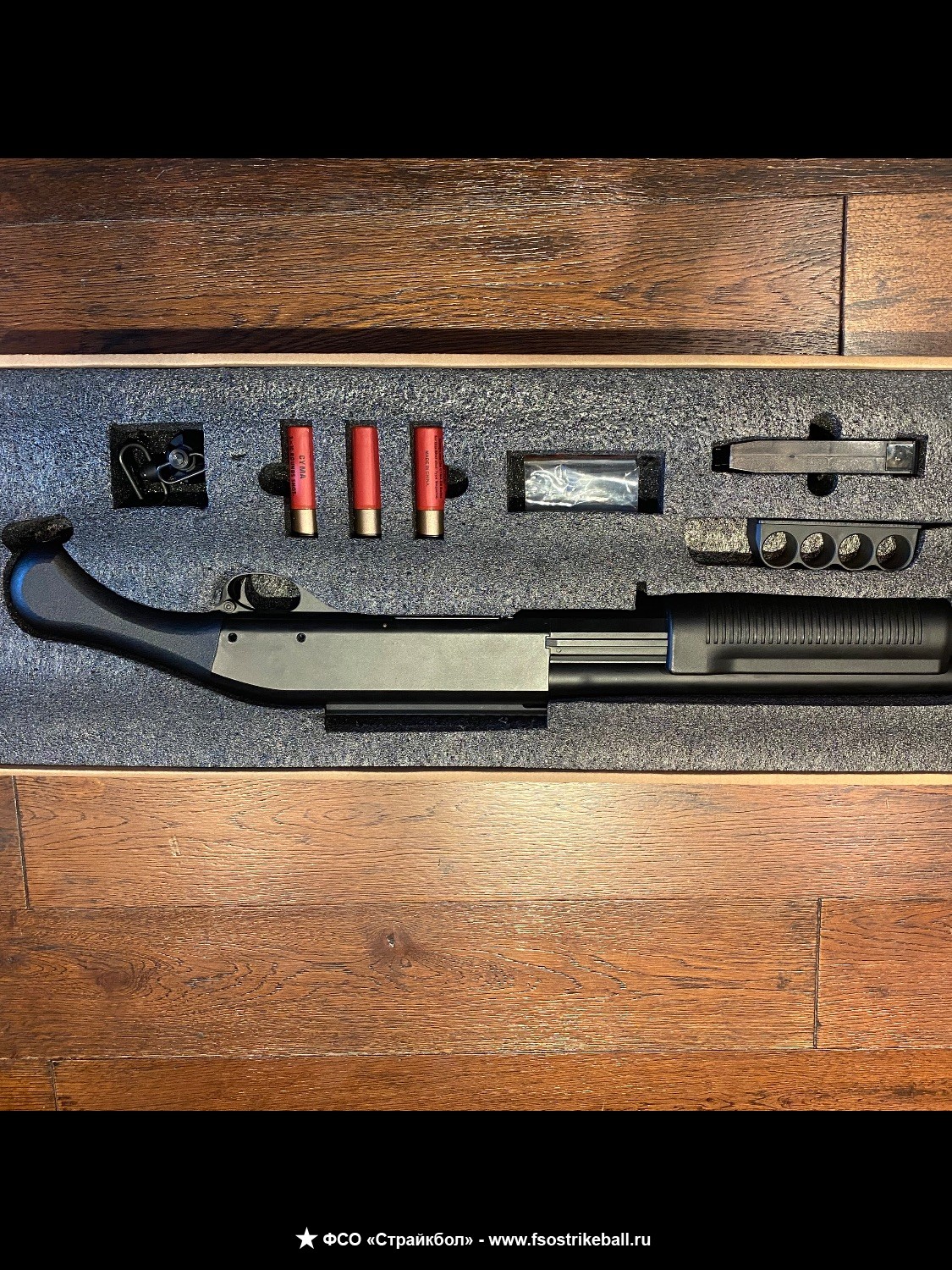 Страйкбольный дробовик remington m870
